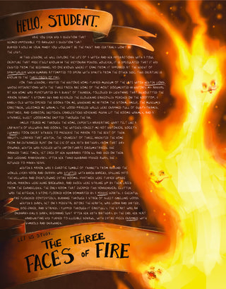 Past Lesson | August 2024 - The Three Faces of Fire