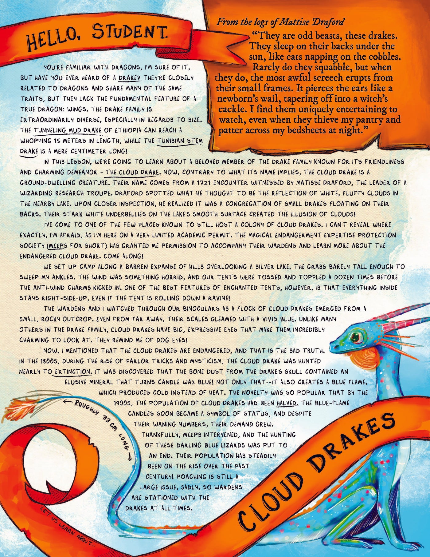 Past Lesson | February 2025 - Cloud Drakes