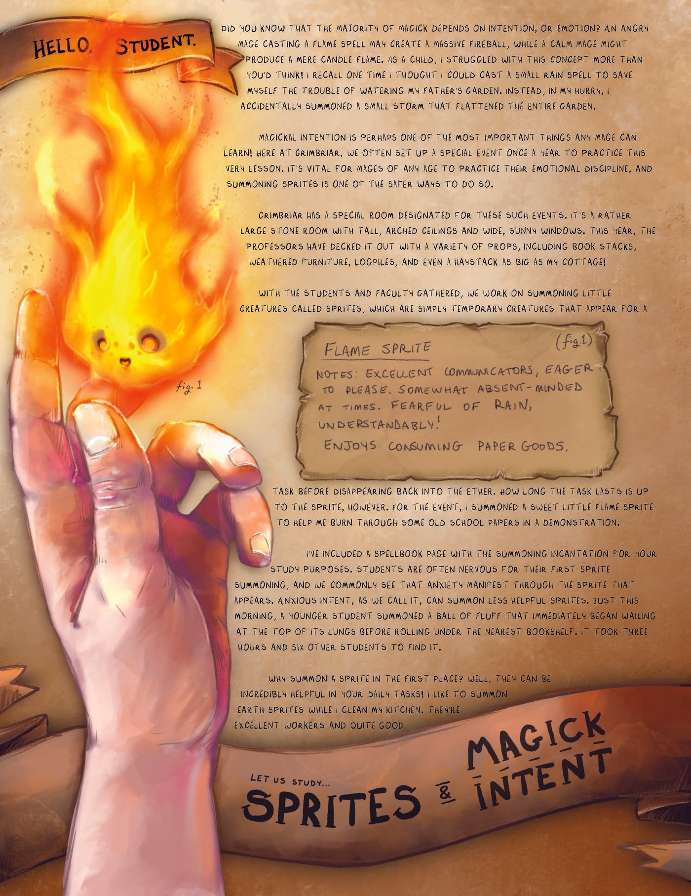 Past Lesson | October 2024 - Sprite Summoning